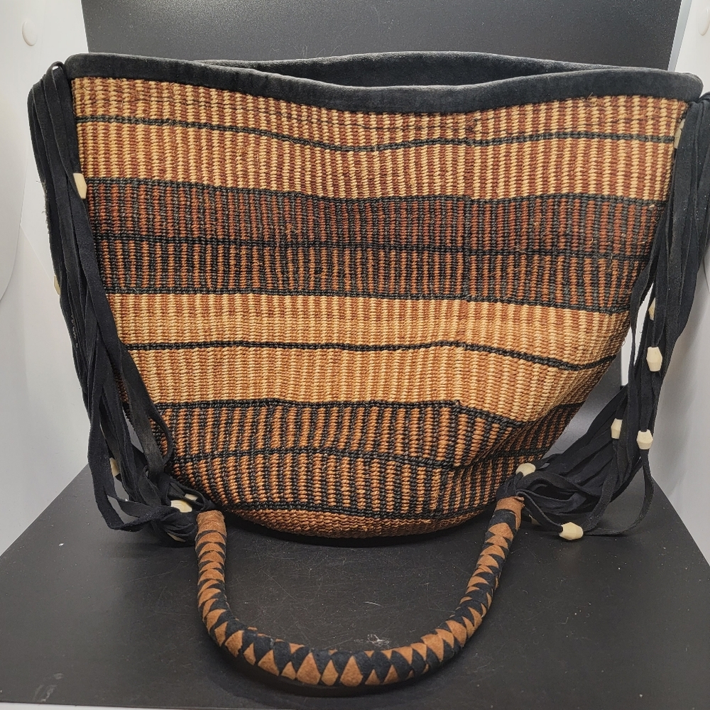 Boho Wicker purse